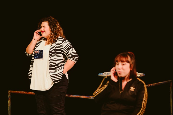 Sharni McDermott and Nadia Rossi on stage for Sista Girl ©Kate Pardey (3)